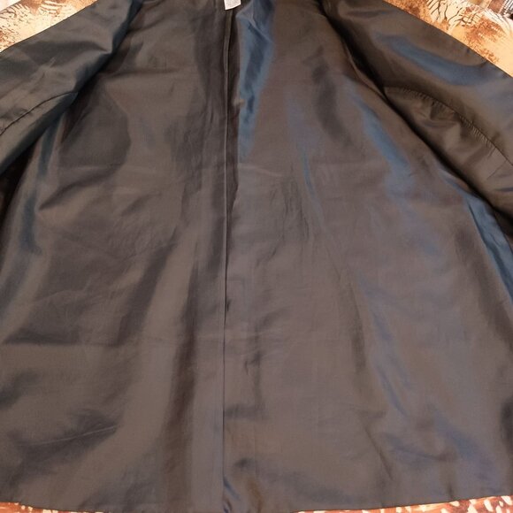 Chicos Open front Floral Silk Blend Womens Jacket Front Pockets Lightweight Sz M - Picture 4 of 8